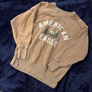 American Eagle Outfitters Women’s Brown Crewneck Sweatshirt
